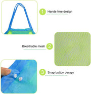 Multi-purpose mesh beach bag, view 7 - MRSLM