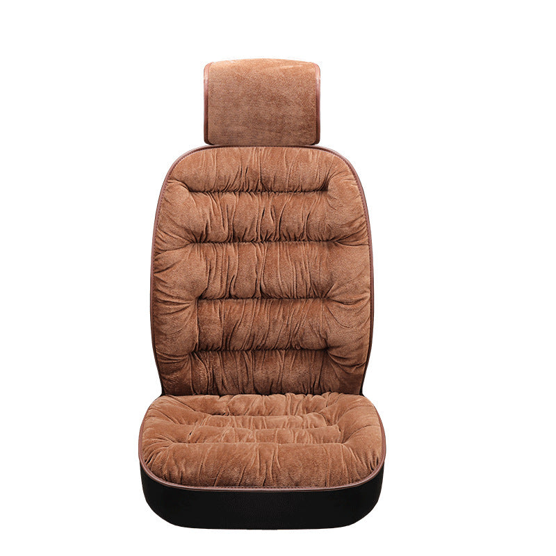 Winter plush car seat cushion, view 4 - MRSLM