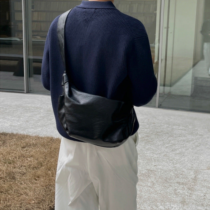 men's large capacity messenger bag - MRSLM