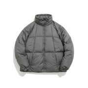 unisex stand-up collar down jacket, view 8 - MRSLM