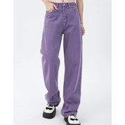 vintage purple high waist jeans, view 4 - MRSLM