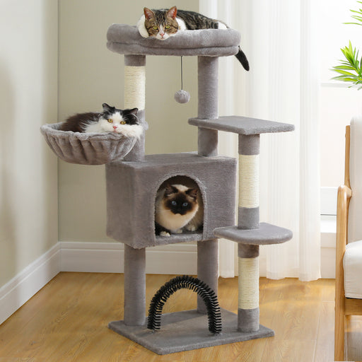 120 cm cat tree condo, view 3 - MRSLM