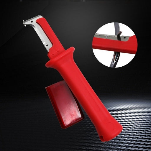 red manual wire stripper - MRSLM