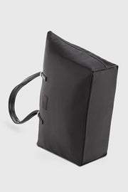 black shopper tote bag for women, view 2 - MRSLM