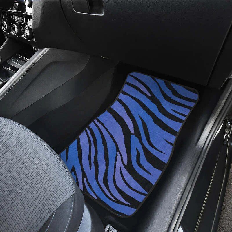 Zebra Patterned Heavy Car Floor Mats