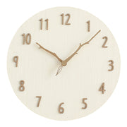 Creative mute wooden wall clock, view 2 - MRSLM