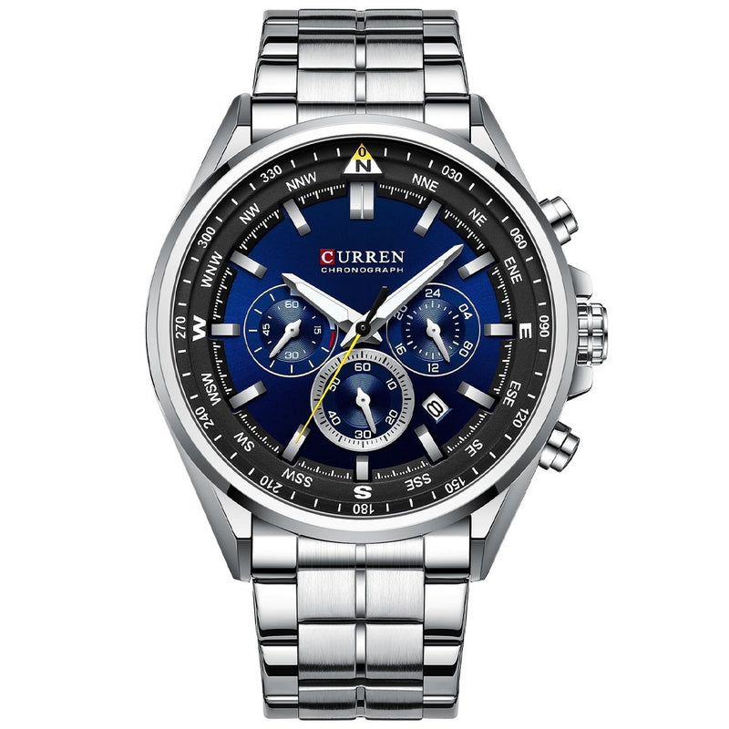 men's quartz calendar watch, view 5 - MRSLM
