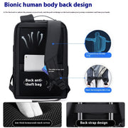 men's business travel backpack, view 4 - MRSLM