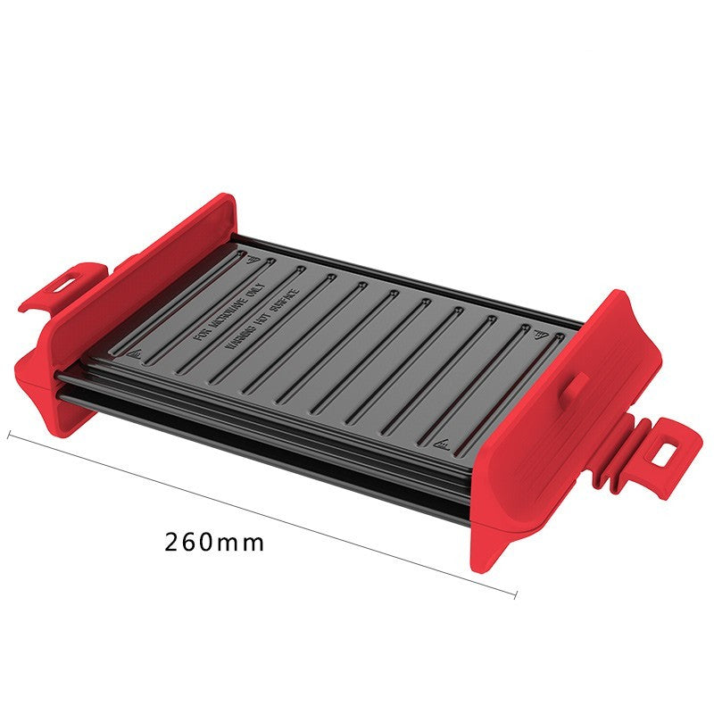 double-sided microwave grill pan, view 3 - MRSLM