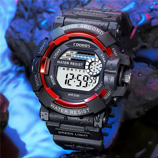 Sports electronic luminous watch, view 7 - MRSLM