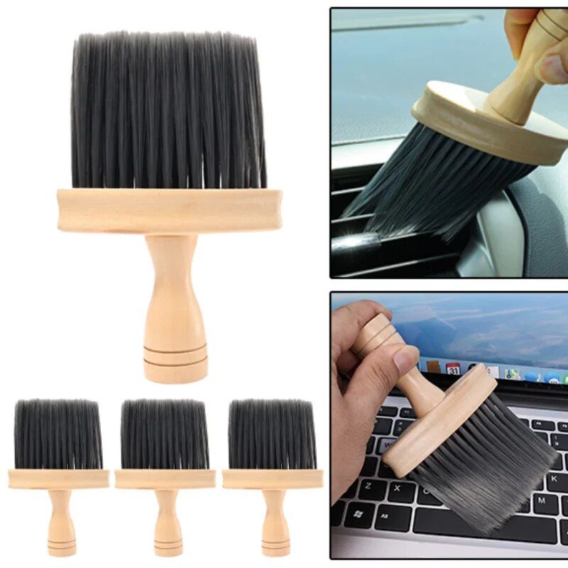 Compact Car Interior Soft Detail Brush for Dashboard & Air Outlets