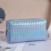 waterproof pu travel cosmetic bag, view 3 - MRSLM