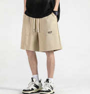 Retro workwear embroidered pocket shorts, view 5 - MRSLM