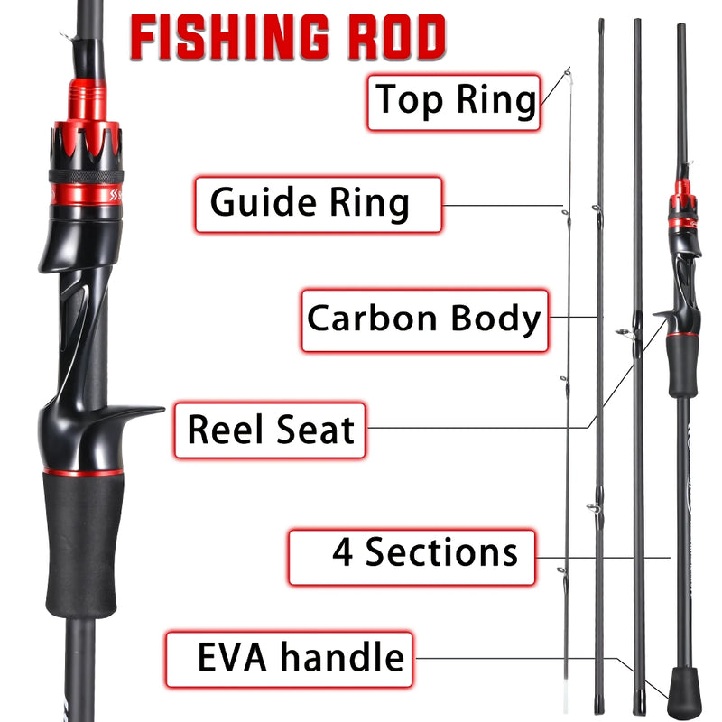 ultralight carbon fiber fishing rod, view 10 - MRSLM