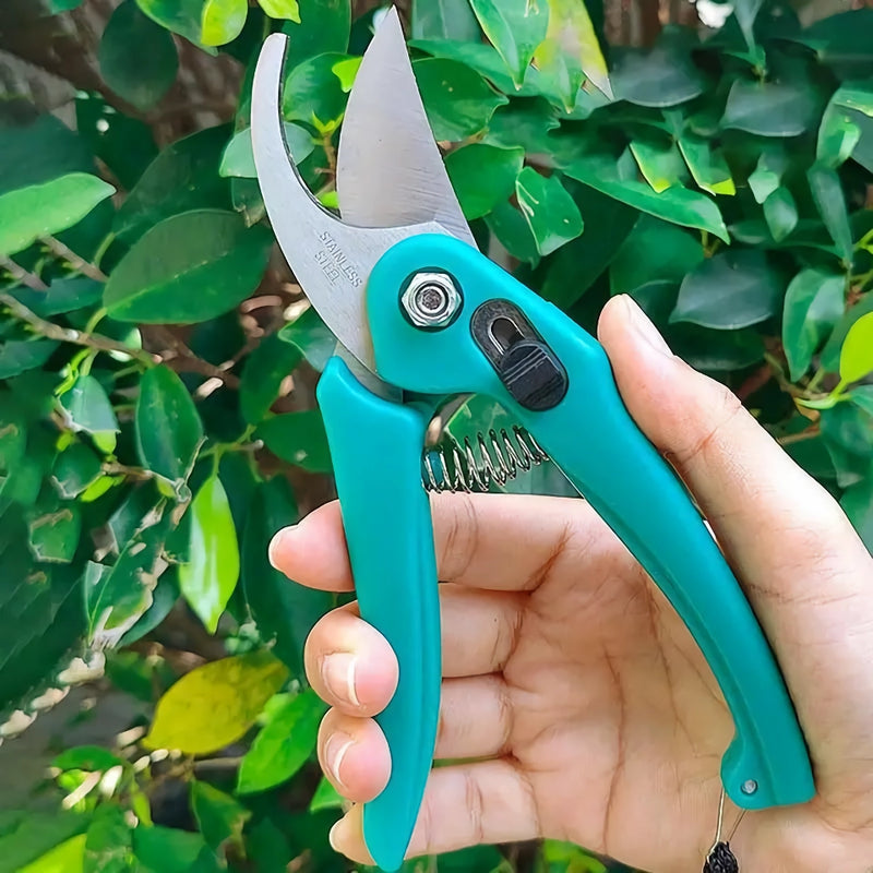 efficient garden shears with safety lock, view 3 - MRSLM
