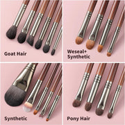 24-piece makeup brush set, view 7 - MRSLM