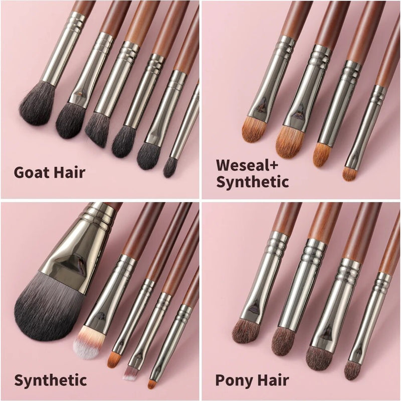 24-piece makeup brush set, view 7 - MRSLM