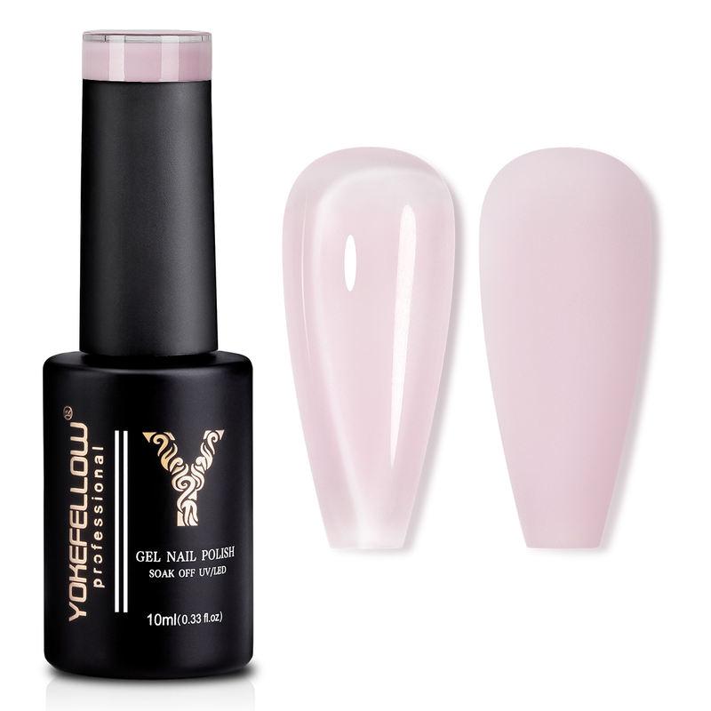 sheer nude jelly gel nail polish, view 2 - MRSLM
