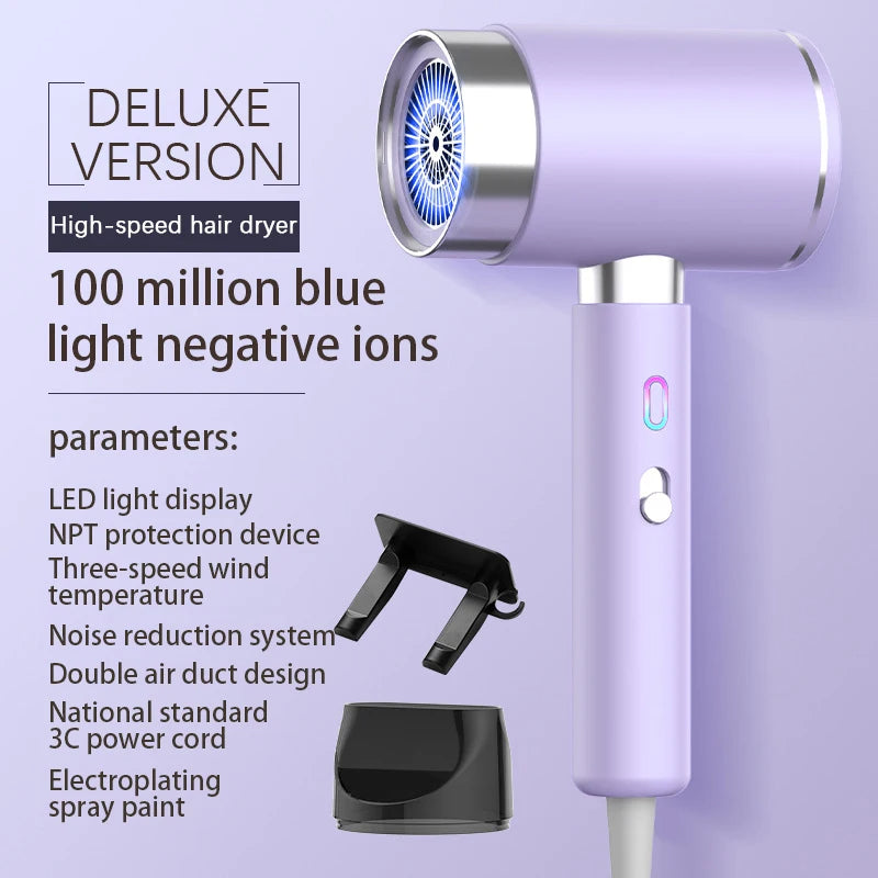 wireless rechargeable leafless hair dryer, view 4 - MRSLM
