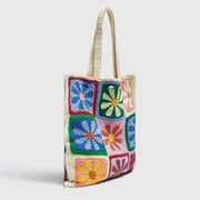 Floral crochet shoulder bag, view 3 - MRSLM