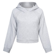 women's sports sweatshirt jacket, view 5 - MRSLM