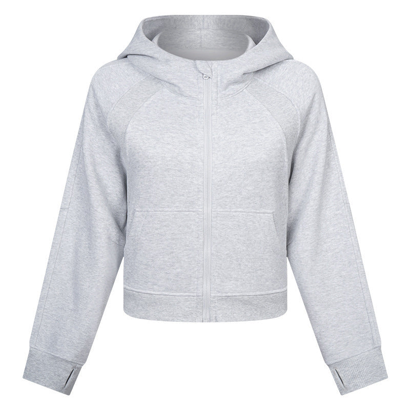 women's sports sweatshirt jacket, view 5 - MRSLM