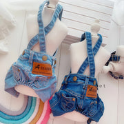 denim dog jacket, view 6 - MRSLM