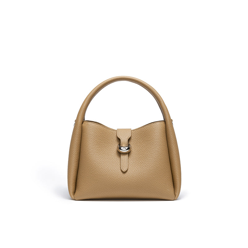 luxury women's leather shoulder bag, view 5 - MRSLM