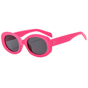 Retro oval sunglasses for women, view 8 - MRSLM