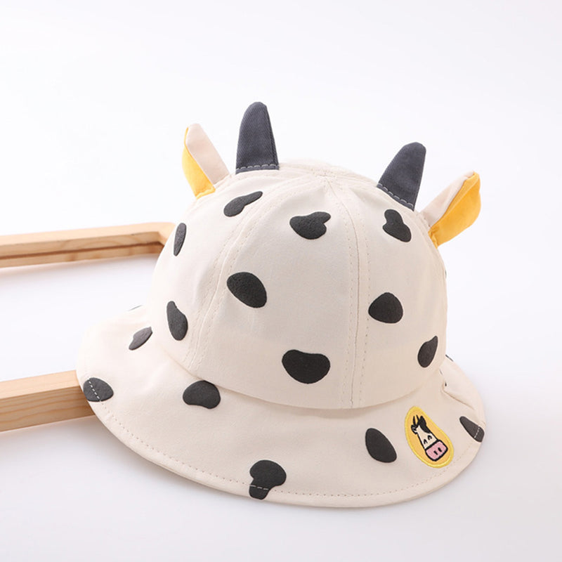 cow pattern kids bucket hat, view 4 - MRSLM