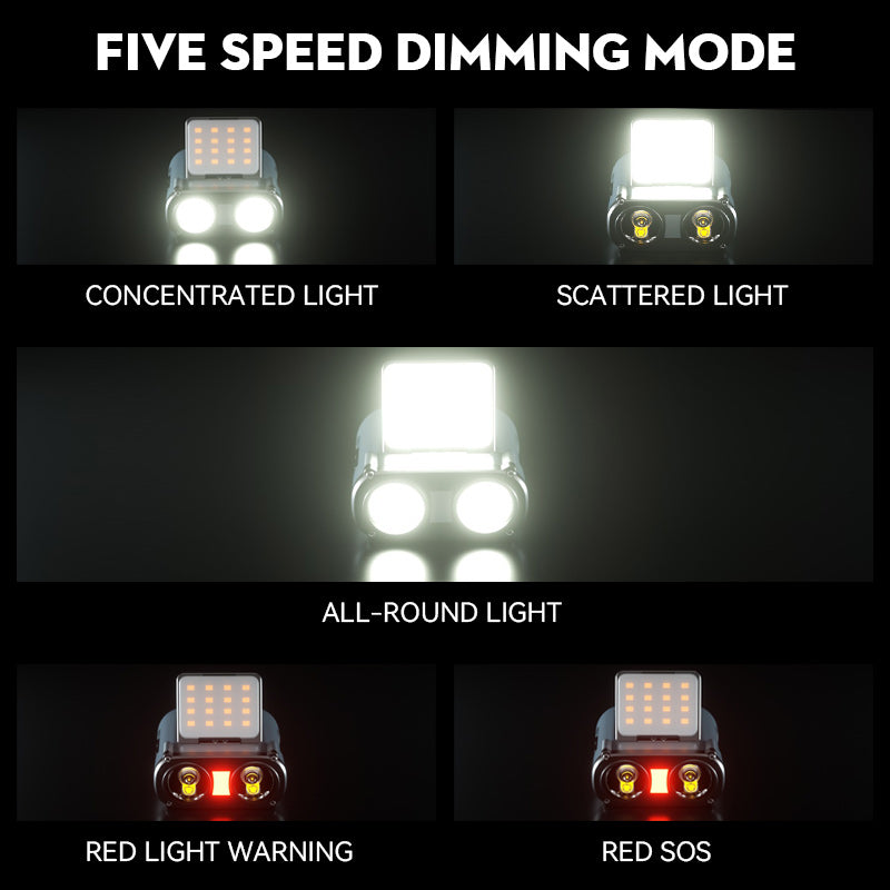type-c rechargeable headlamp, view 8 - MRSLM