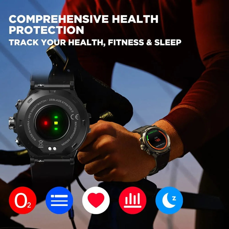 gps smartwatch with amoled display, view 7 - MRSLM