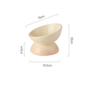 gradient ceramic cat bowl, view 10 - MRSLM