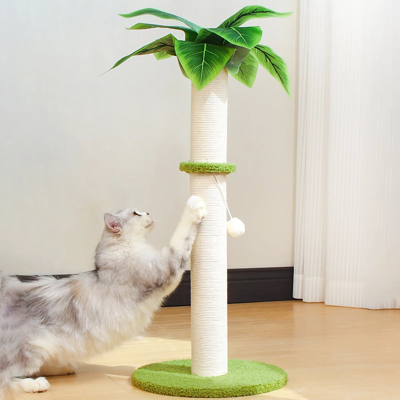 Cat scratching post with hanging balls - MRSLM