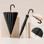 24-rib long handle rain umbrella, view 2 - MRSLM
