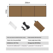 outdoor stove camping windshield screen, view 15 - MRSLM
