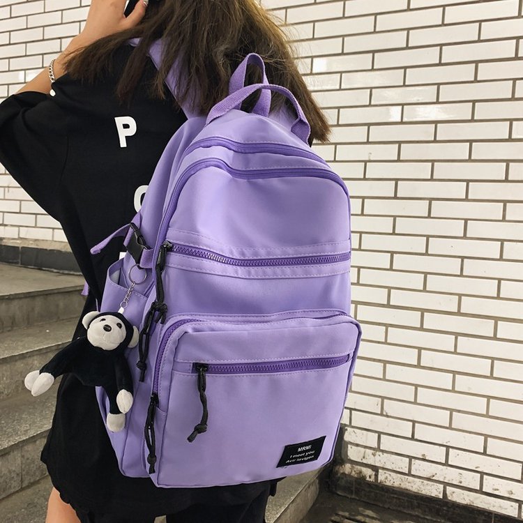 canvas street backpack, view 3 - MRSLM