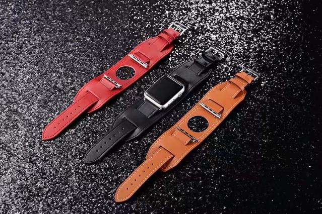 Leather Watch Strap for Men and Women