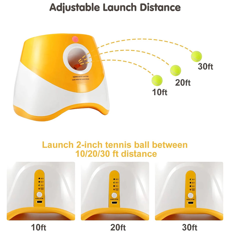 Automatic dog ball launcher, view 5 - MRSLM
