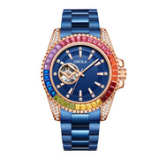 men's automatic steel band watch, view 9 - MRSLM