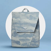 denim jacquard backpack, view 2 - MRSLM