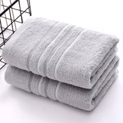 thick striped cotton face and hand towel, view 4 - MRSLM