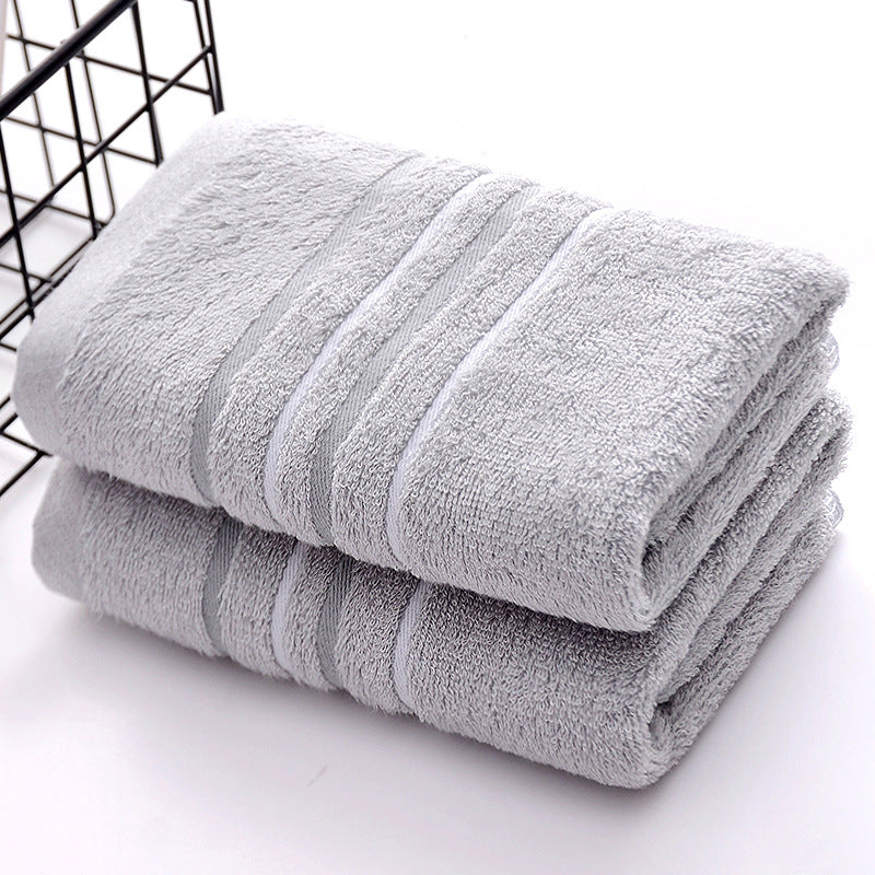 thick striped cotton face and hand towel, view 4 - MRSLM