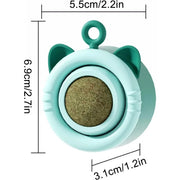 rotating catnip ball cat toy, view 4 - MRSLM
