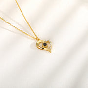 photo projector couple pet necklace, view 5 - MRSLM