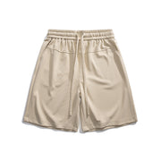 men's drawstring loose straight shorts, view 5 - MRSLM