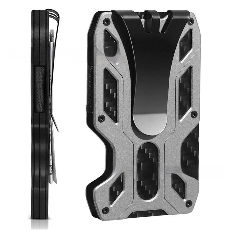 men's metal card holder, view 5 - MRSLM