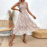 floral flounce sleeveless dress - MRSLM