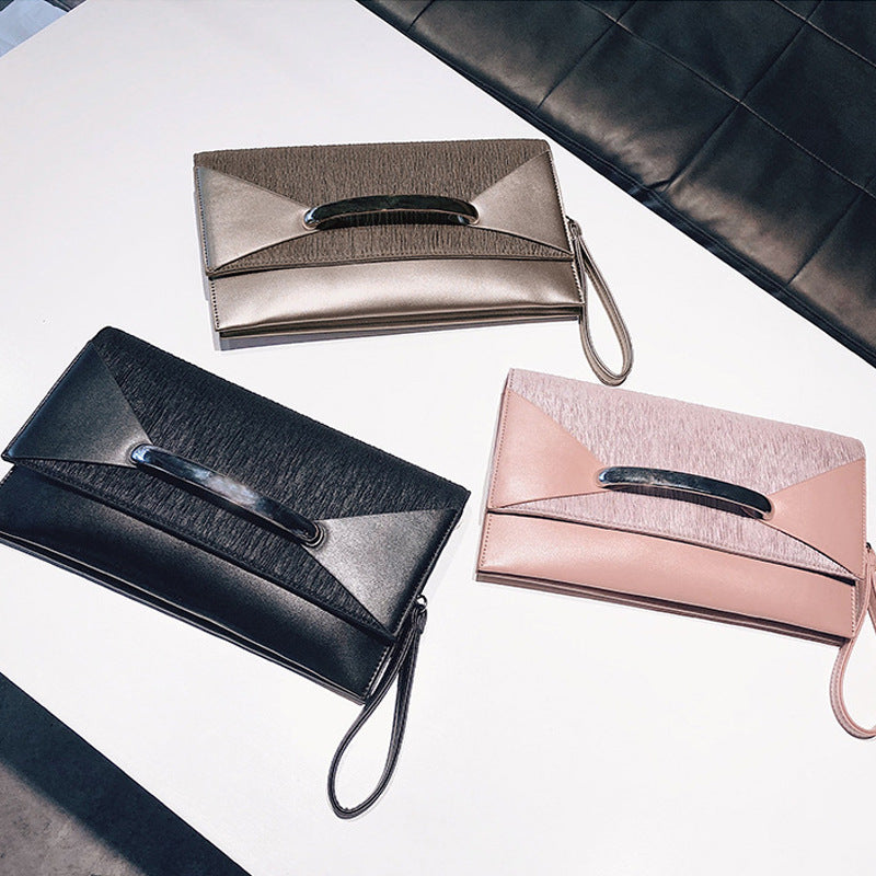 women's PU clutch shoulder bag, view 6 - MRSLM