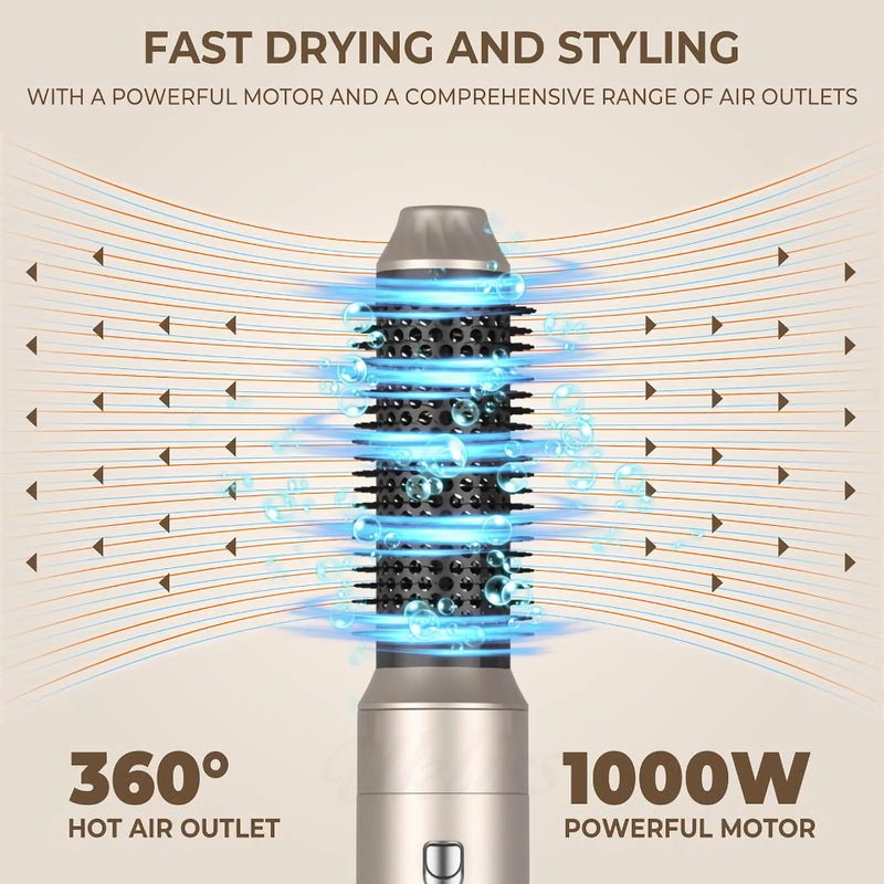 5-in-1 detachable hair dryer brush and volumizer, view 6 - MRSLM